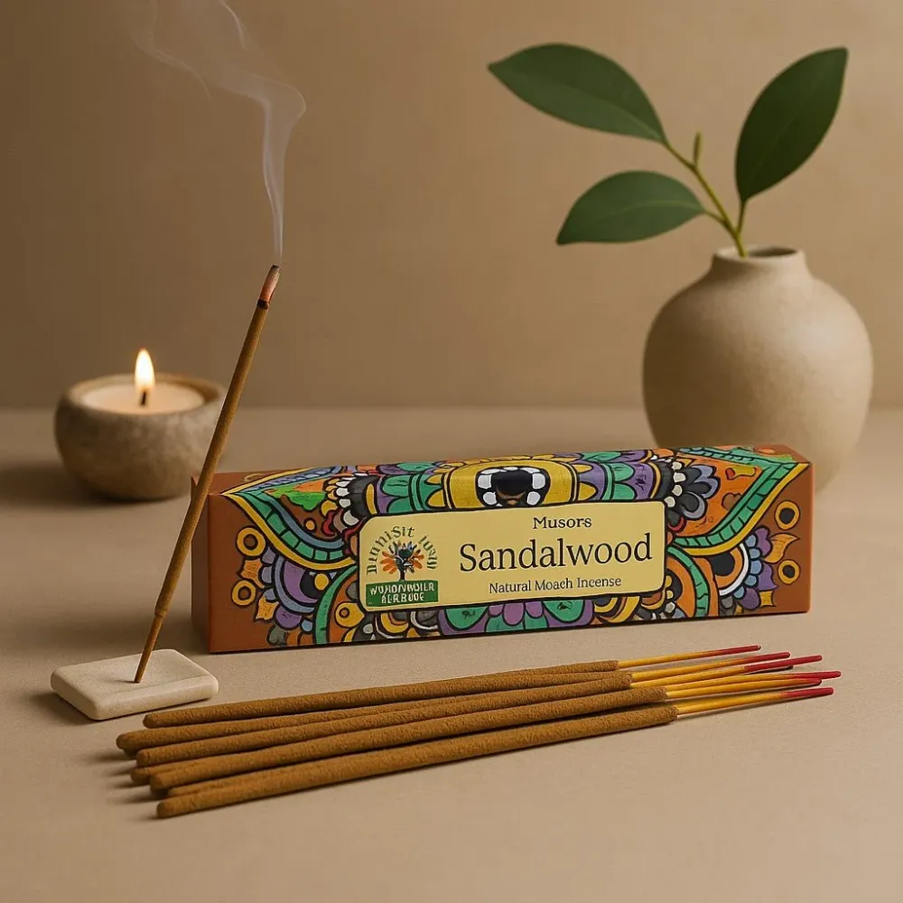 Szantálfa Füstölőpálcikák Masala, Namaste Mandala