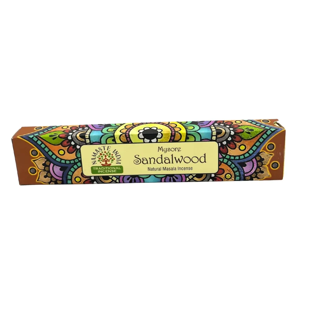 Szantálfa Füstölőpálcikák Masala, Namaste Mandala