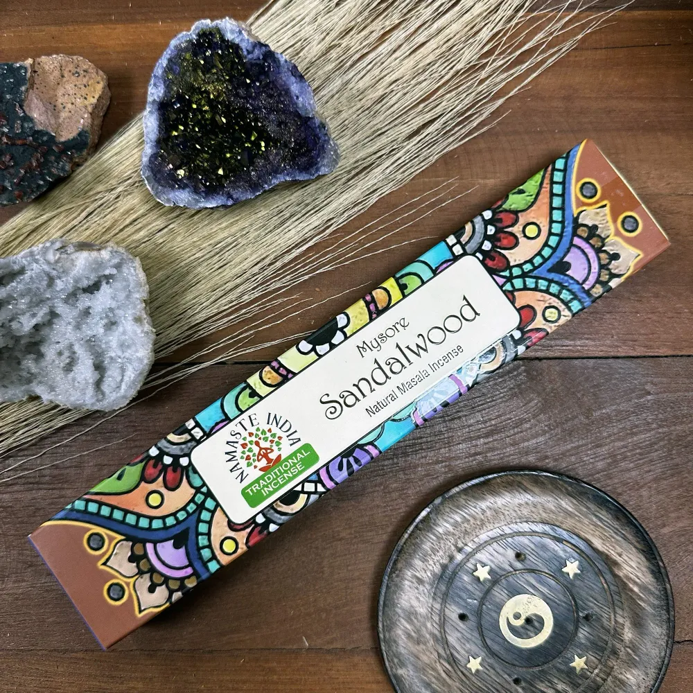 Szantálfa Füstölőpálcikák Masala, Namaste Mandala