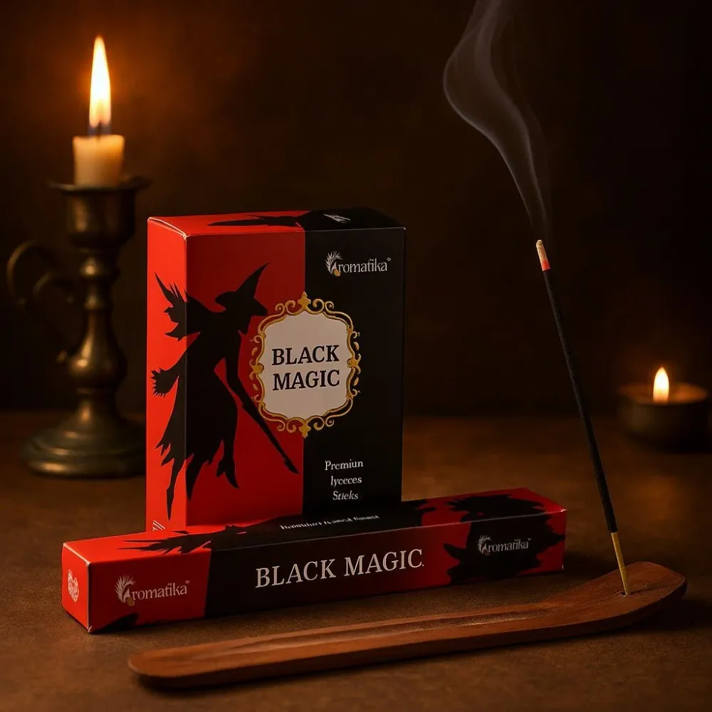 Szénmentes Hex Füstölő – Black Magic Aromatika