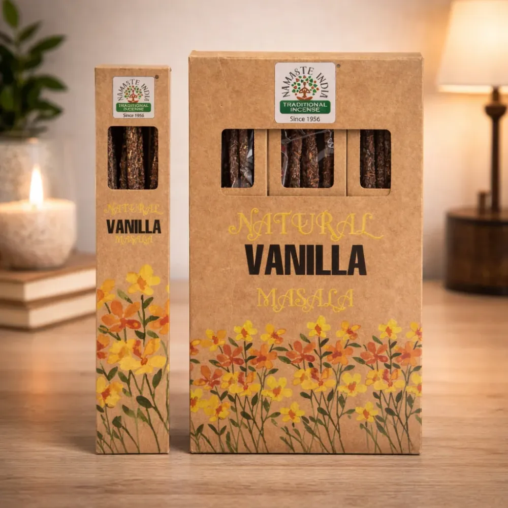 Természetes növényi masala füstölő – Vanília