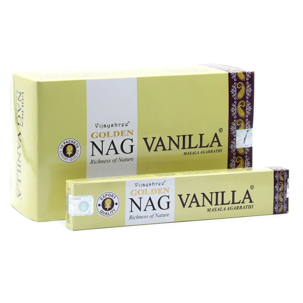 Vanília Füstölő 15g, Golden Nag