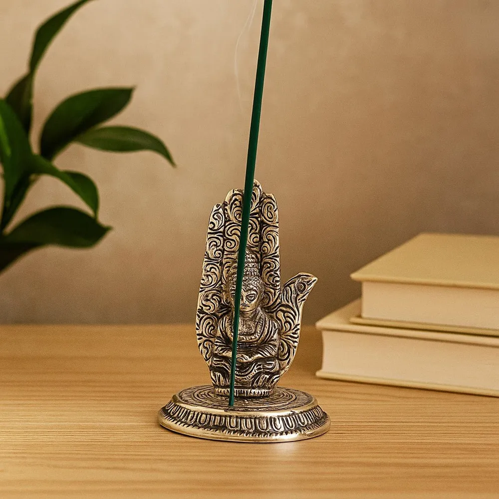 Füstölőpálca tartó Buddha kéz