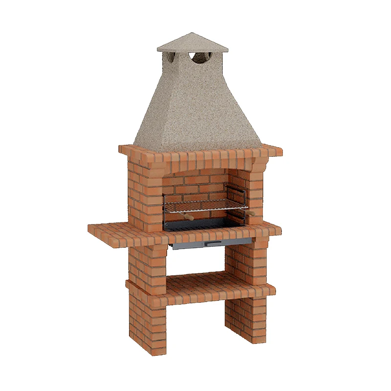 Masszív téglából készült barbecue AV1700F
