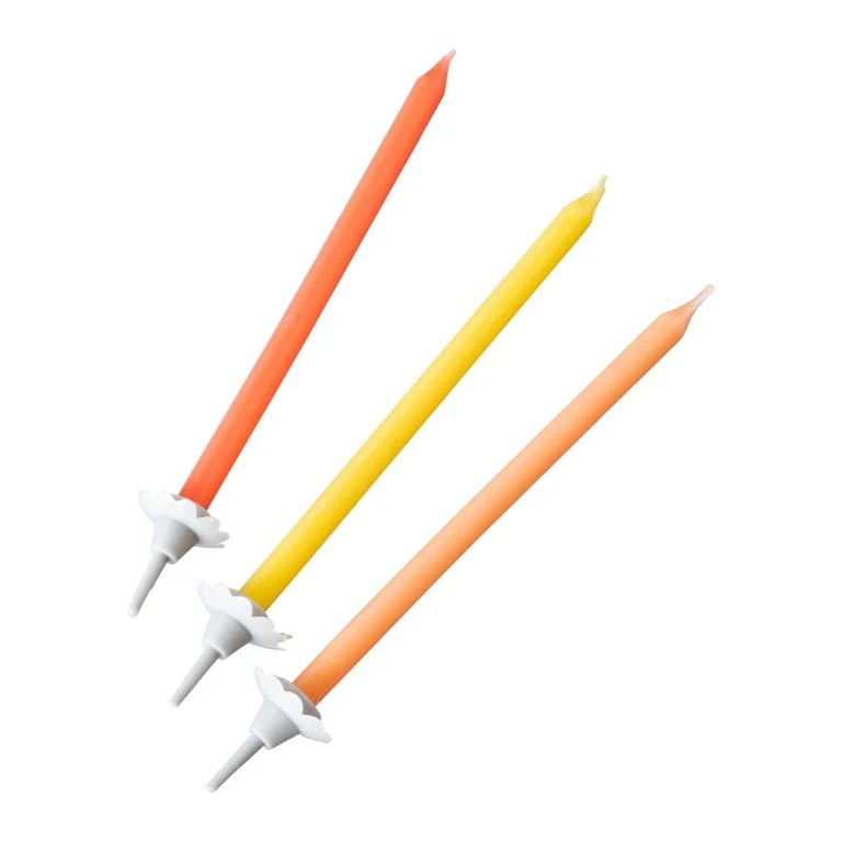 FM XXL Gyertya 12 db + 12 db tartó 10,5 cm