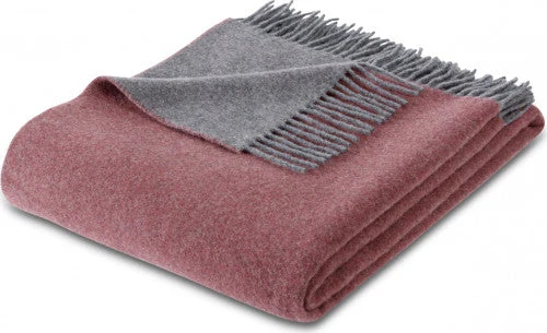 Cashmere rouge-graphit pléd