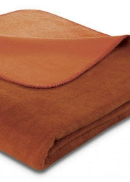 Duo Cotton terra-narancs pléd