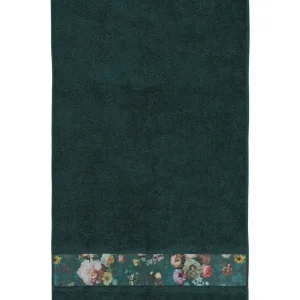 Essenza - Fleur Törölköző sötétzöld 70x140