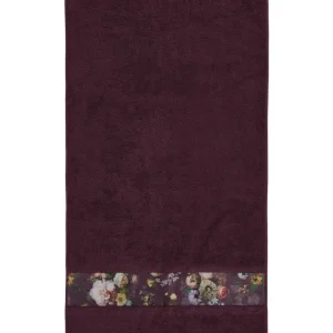 Essenza Fleur Törölköző szilva 70x140
