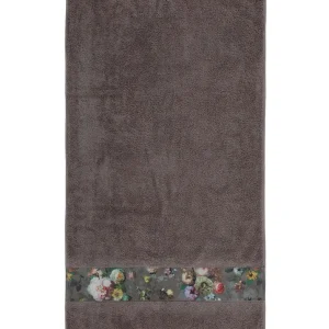 Essenza Fleur Törölköző szürkés barna 60x110