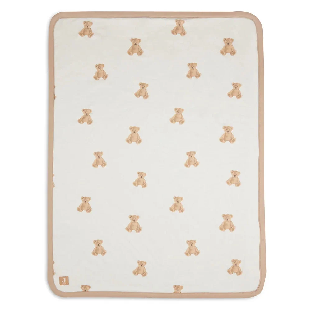 Jollein baba takaró Jersey Teddy mackó 75x100 cm