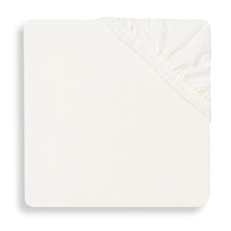Jollein lepedő elasztikus pánttal Jersey 60x120cm - Elefántcsont - Ivory