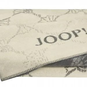 Joop! Cornflower double ecru-graphit pléd