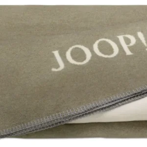 Joop! Melange doubleface oliv-natur pléd