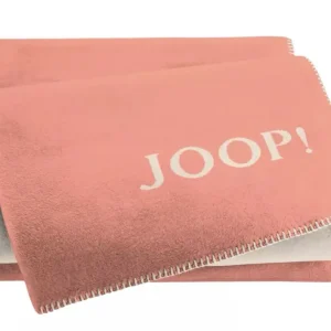 Joop! Uni doubleface orange-natur pléd