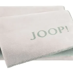 Joop! Uni doubleface sand-jade pléd