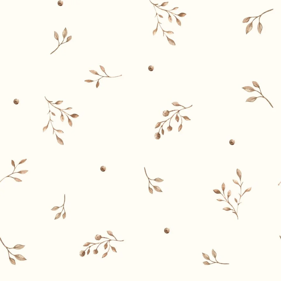 Memi Bambusz babaágynemű töltelékkel Twigs 75 x 95 cm