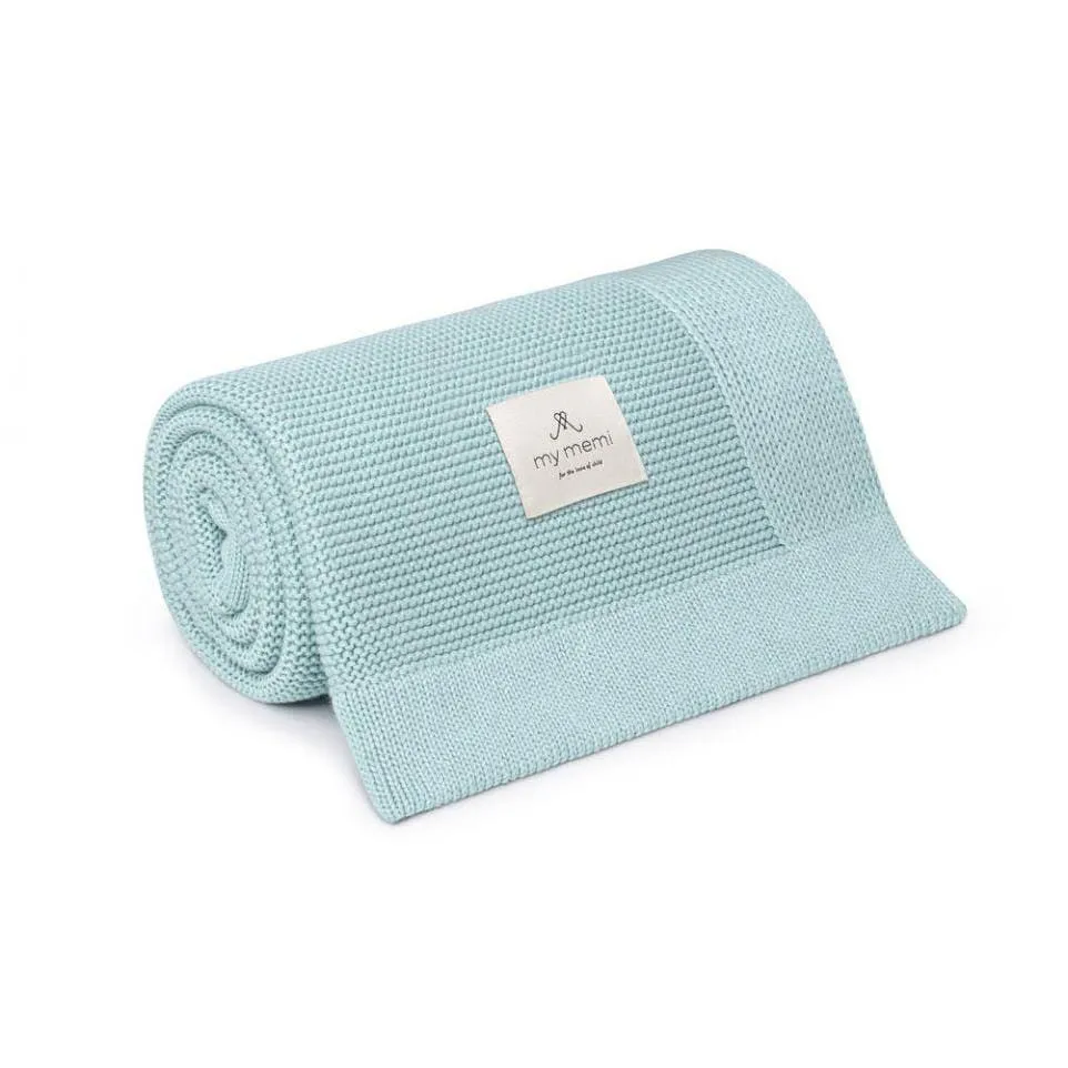 Memi Bambusz takaró 80x100 vintage menta