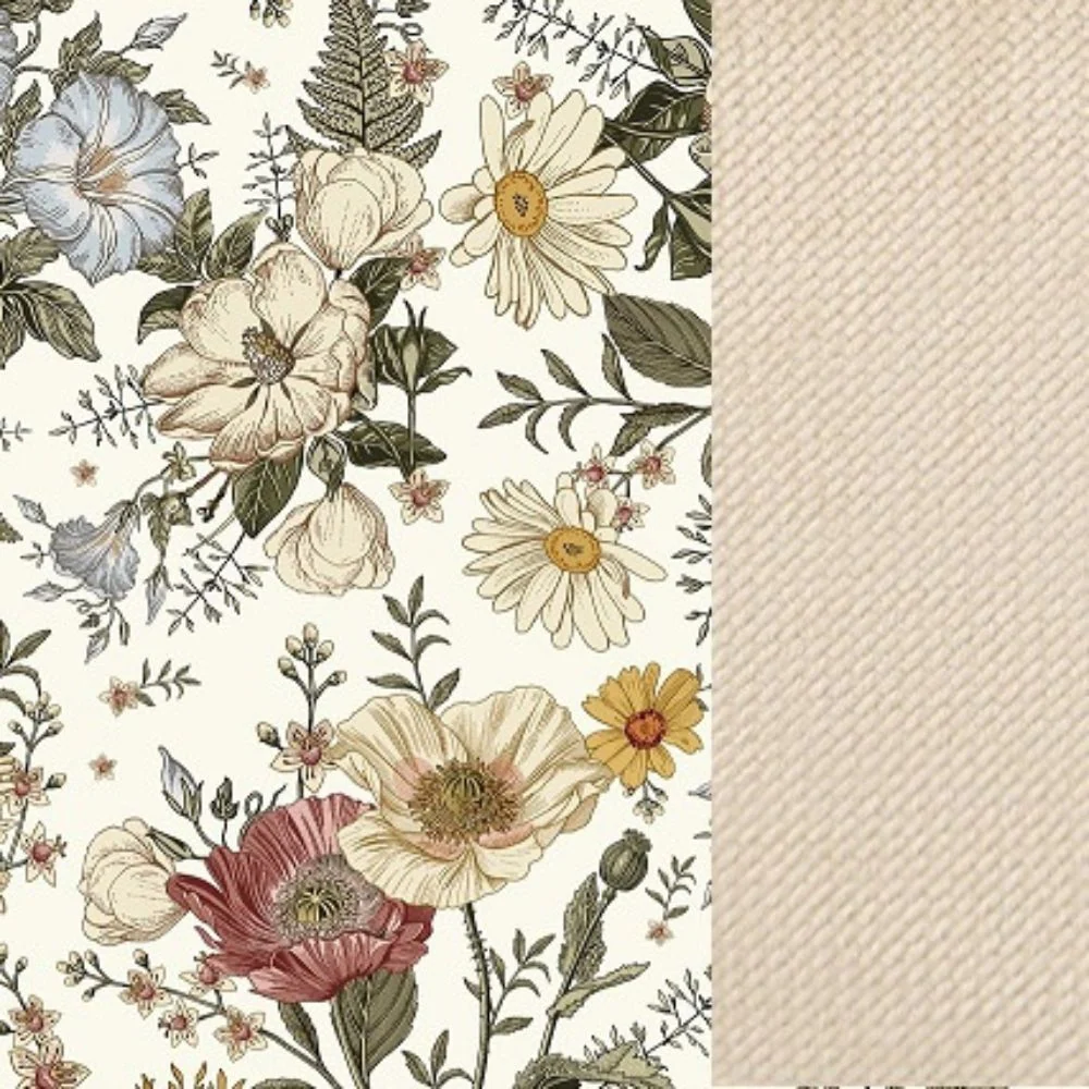 La Millou Light L bébi takaró 110x140 cm Velvet Vintage Meadow Homok
