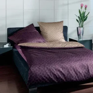 S' Oliver lila-beige ágynemű 5038