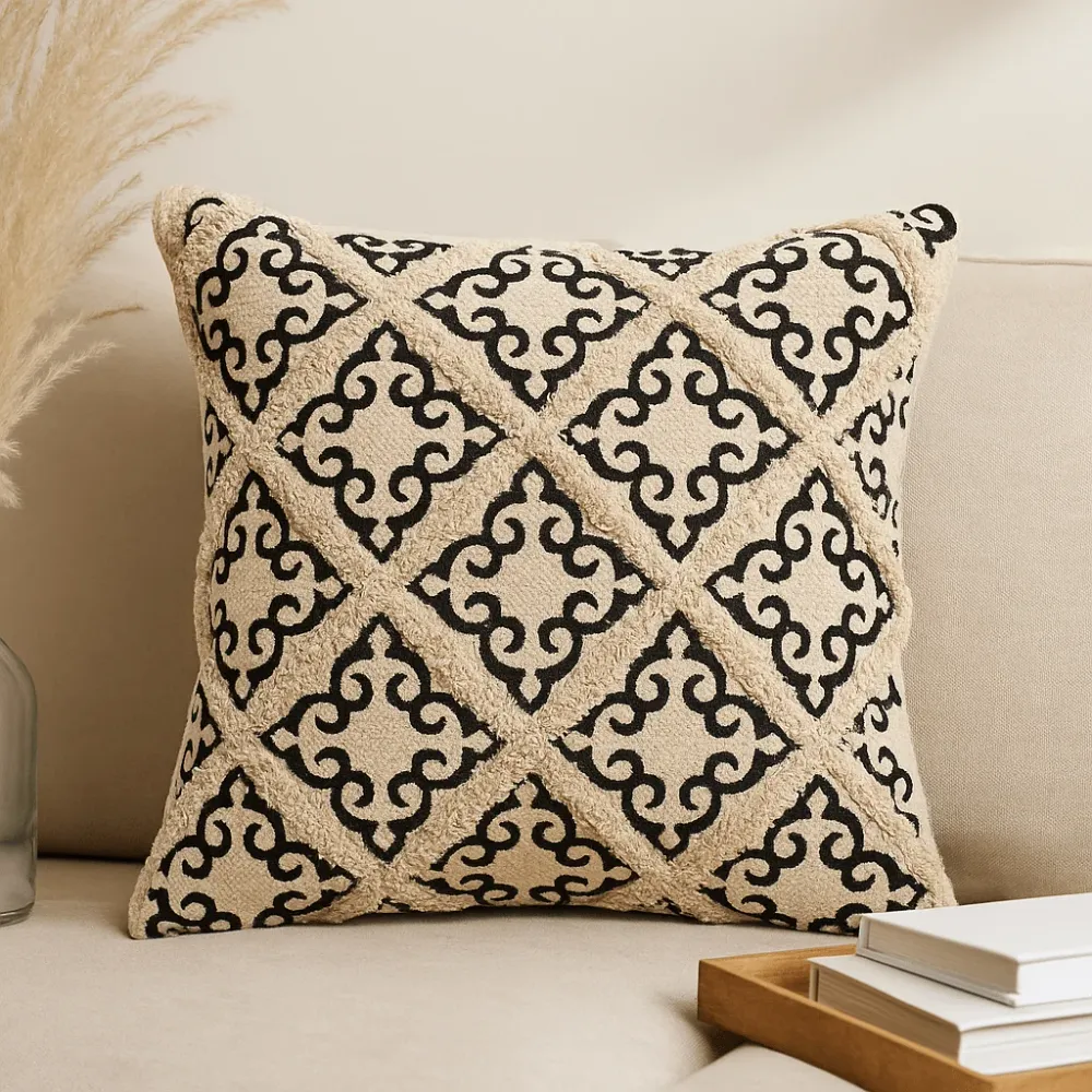 Párnahuzat Boho Geometrikus Pamut 45x45 cm