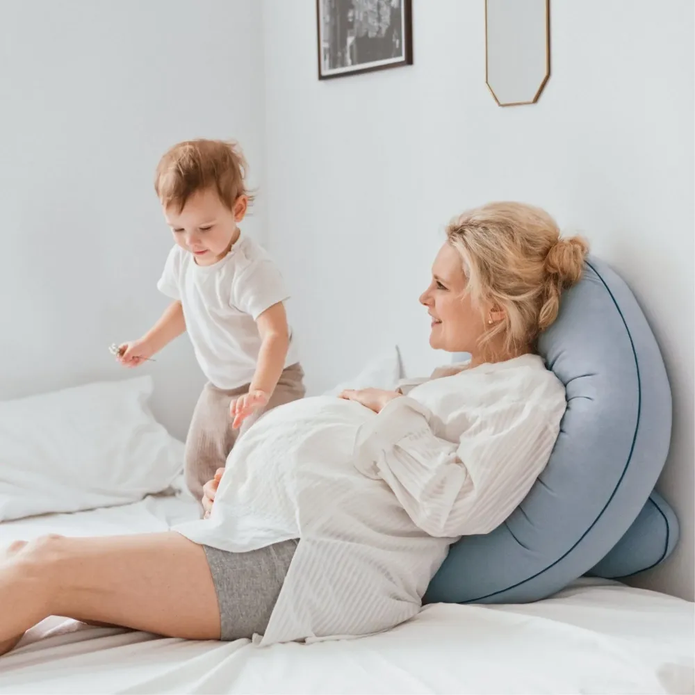 PUUKI Terhességi párna Organic poros kék