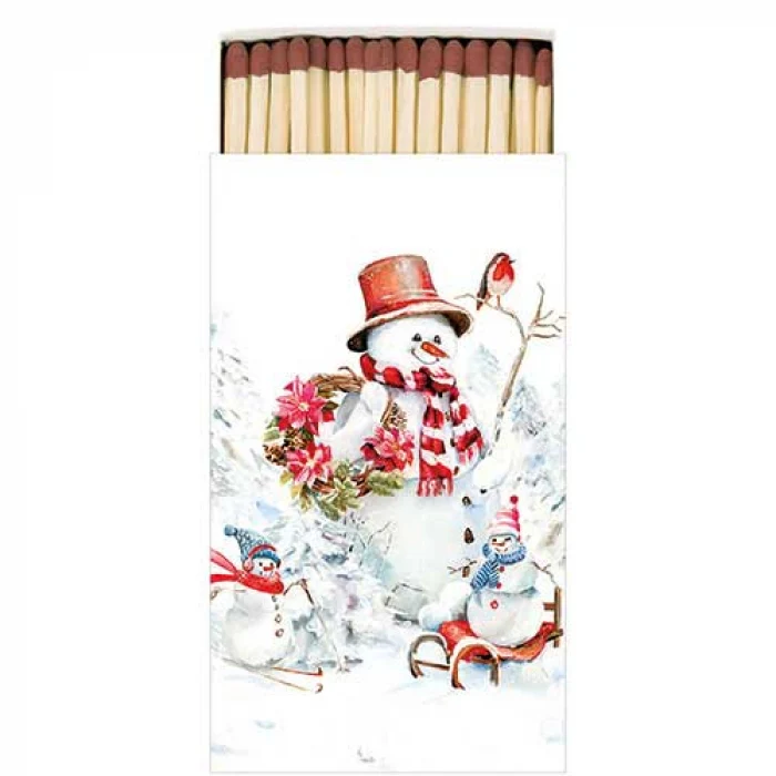Gyufa karácsonyi csomagolásban 45 db Sporty Snowmen