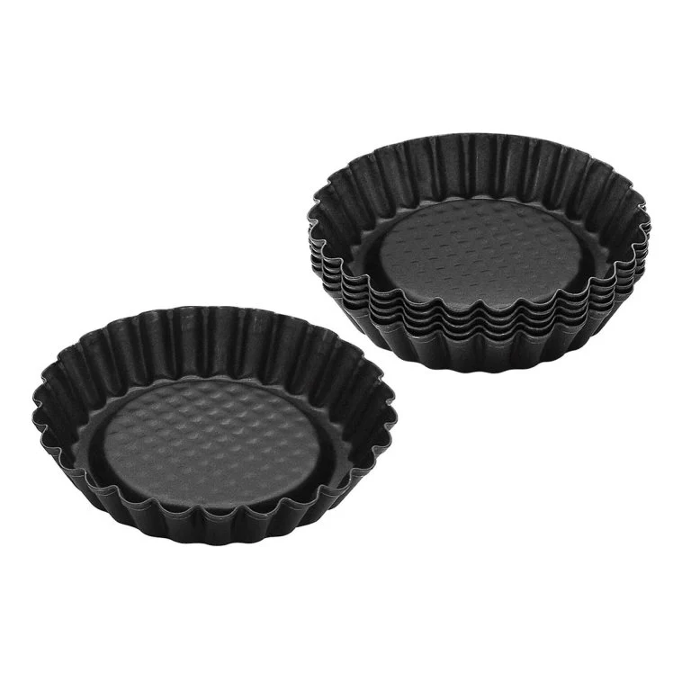 ZENKER BLACK METALLIC 6 db Mini gyümölcstorta forma 10 cm