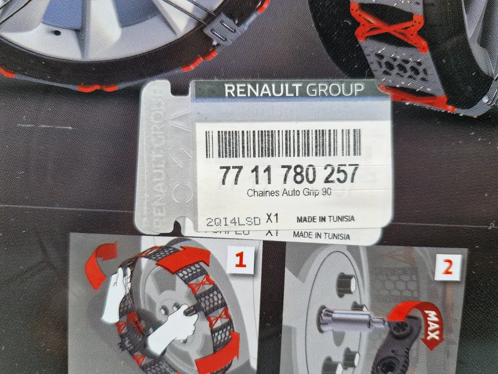 Prémium hólánc Auto Grip Polaire Grip 90 0090-PXGB új FRANCE BUMPER