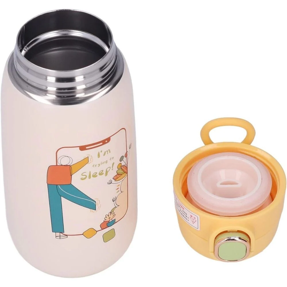 Kadimendium mintás vákuum palack – sárga, 500 ml