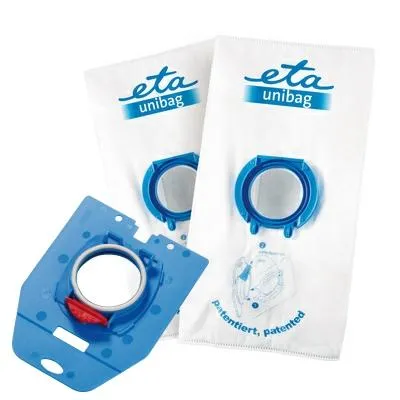 Porzsákok ETA UNIBAG startovací set č. 7 9900 68060 - 1 x adaptér + 2 x sáček 3 l fehér/kék