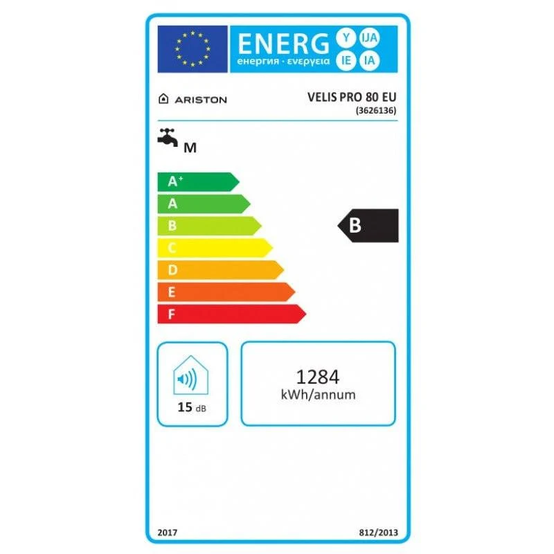 Ariston Velis Pro 80 EU elektromos vízmelegítő (3626136)