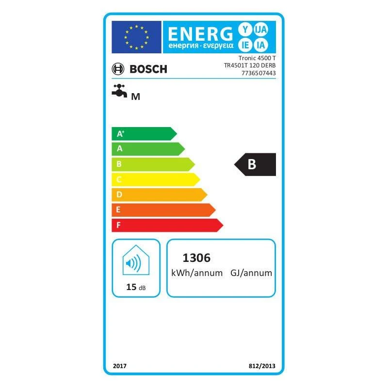 Bosch Tronic Flat TR4501 120 DERB lapos elektromos vízmelegítő, 4 üzemmód (7736507443)