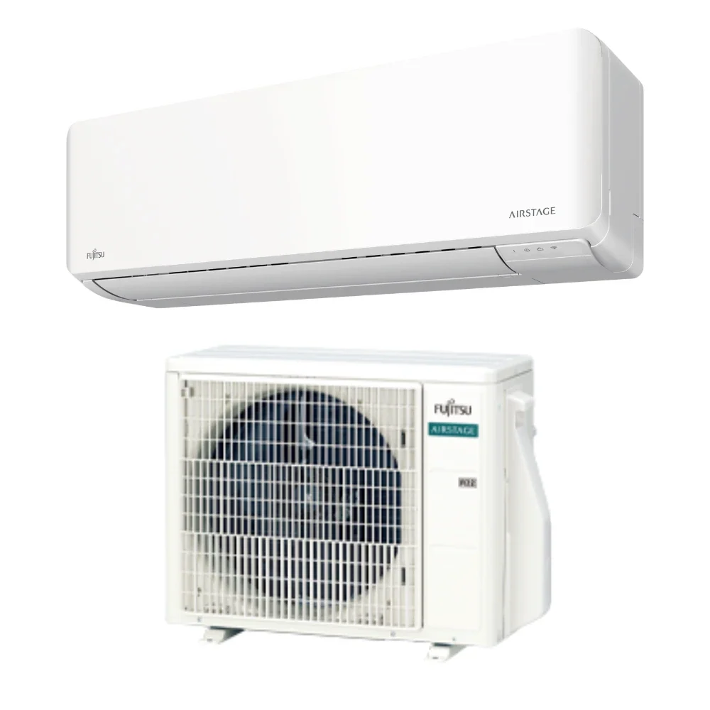 Fujitsu STANDARD AIRSTAGE KMCG oldalfali split klíma 2kW + Wifi