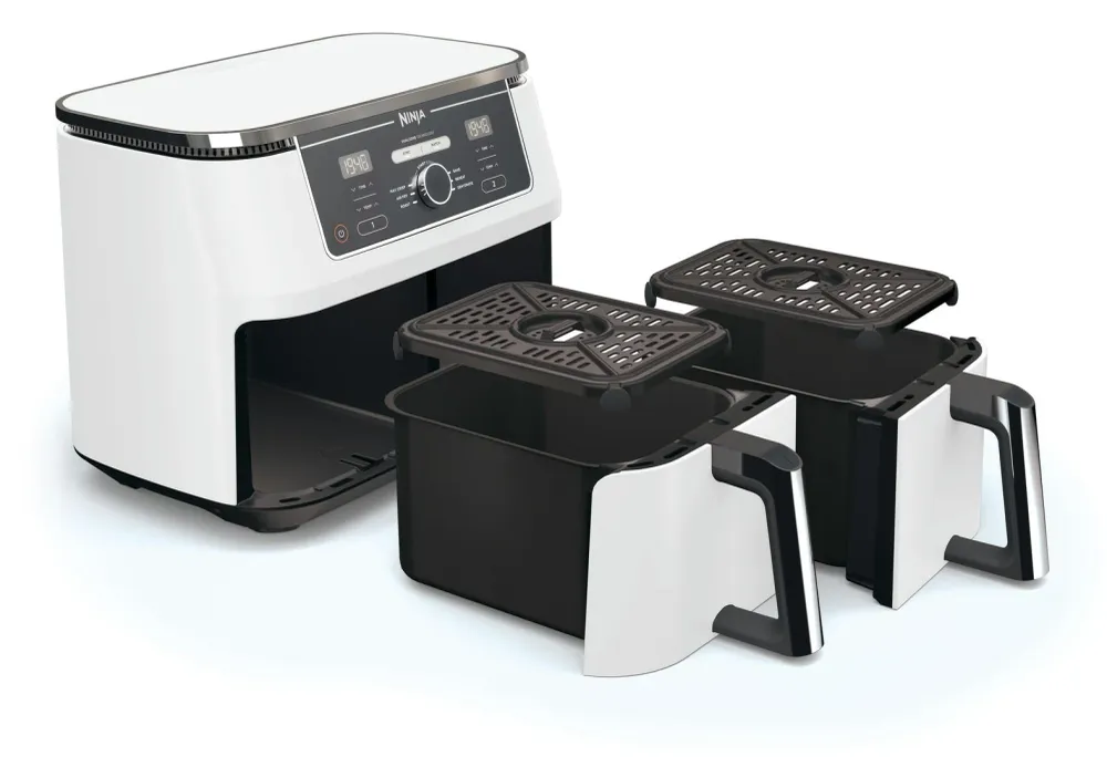 Ninja AF400EUWH Foodi MAX Dual Zone Air fryer 9.5L - Fehér