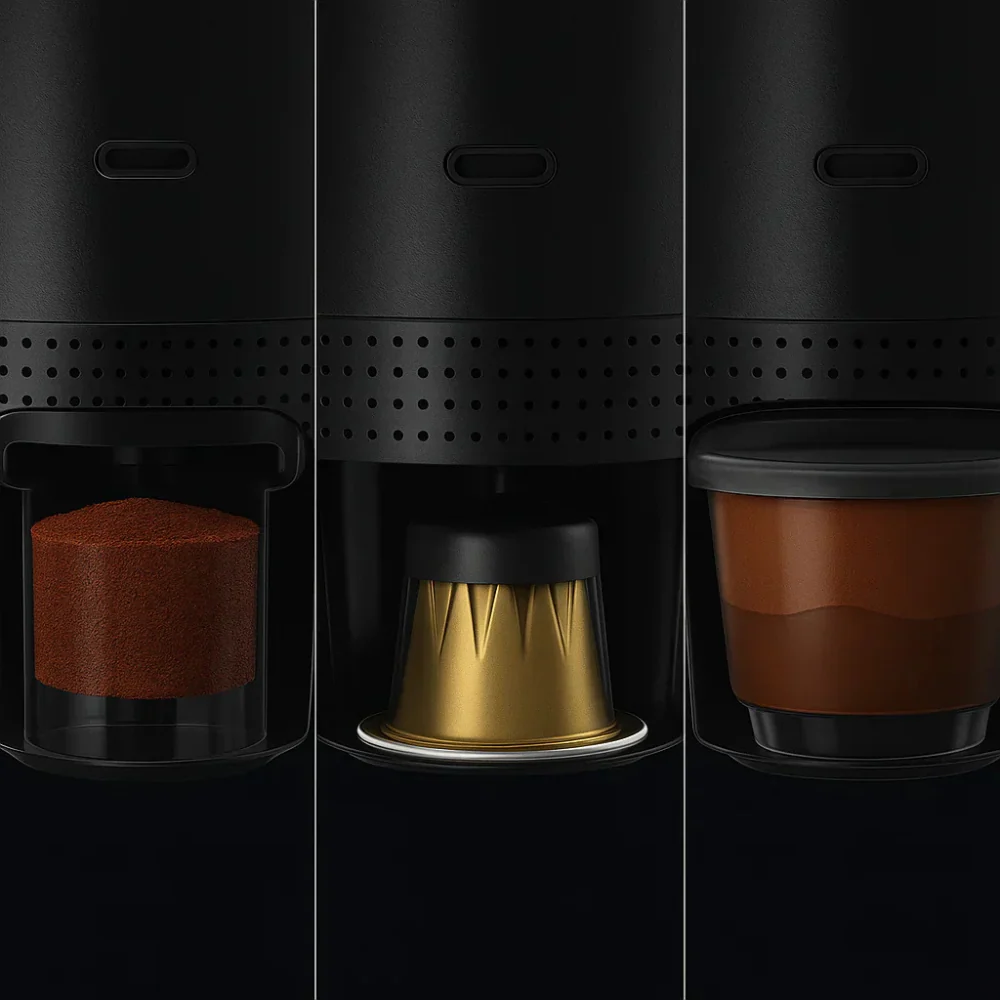 3in1 hordozható eszpresszógép Travel Brewer elektromos kávéfőző