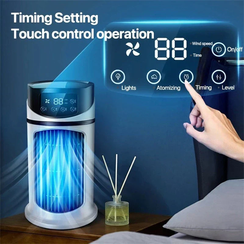 CoolBreeze Mini - 3 az 1-ben USB léghűtő 300 ml-es víztartállyal