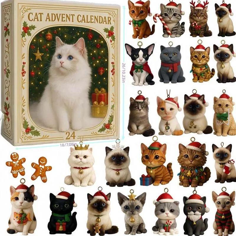 【🎁Karácsonyi ajánlat🎄】Adventi naptár macskabarátoknak 2025