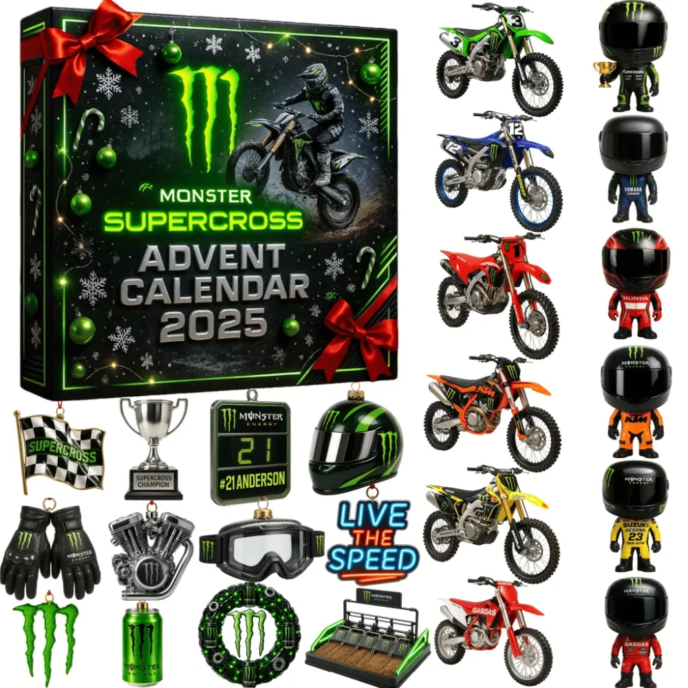 đ„LimitĂĄlt kiadĂĄs, mĂĄr csak 100 szett maradt! - đïžMonster Energy Supercross Adventi NaptĂĄr 2025