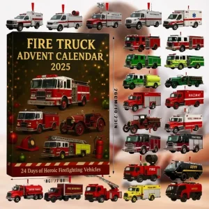 🚒🔥TŰZOLTÓAUTÓ ADVENTI NAPTÁR 2025🎁🌲