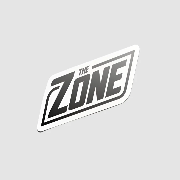 Zone - Fekete logós hűtőmágnes