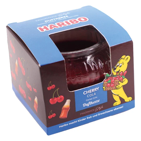 Illatos gyertya Haribo 85g Cherry Cola