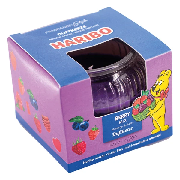 Illatos gyertya Haribo 85g Erdei gyümölcs