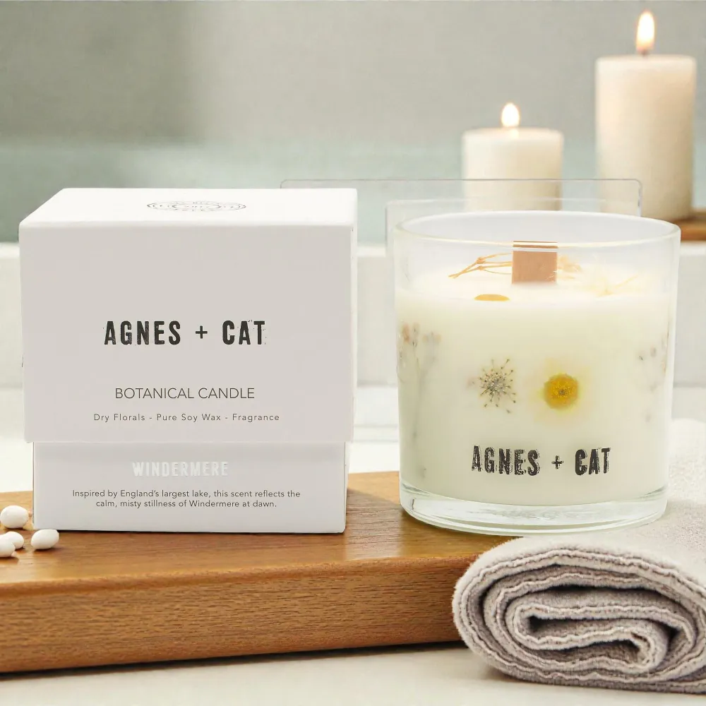 Agnes + Cat Botanikus Szójagyertya – Windermere