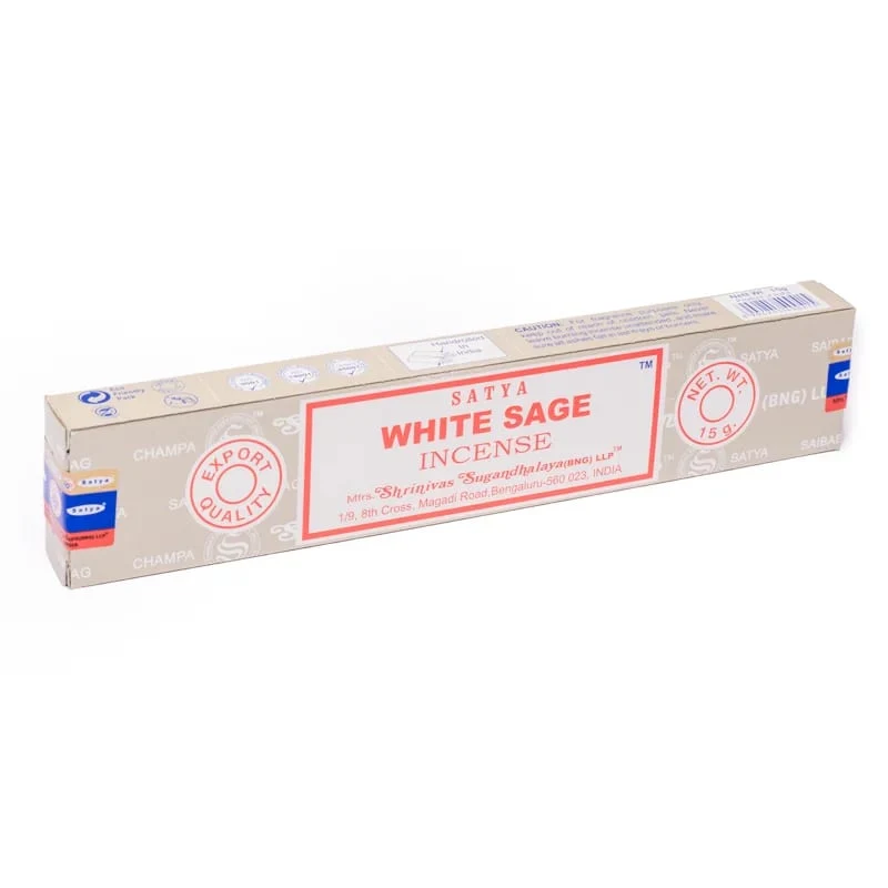 Satya Nag -WHITE SAGE – Füstölőpálcikák