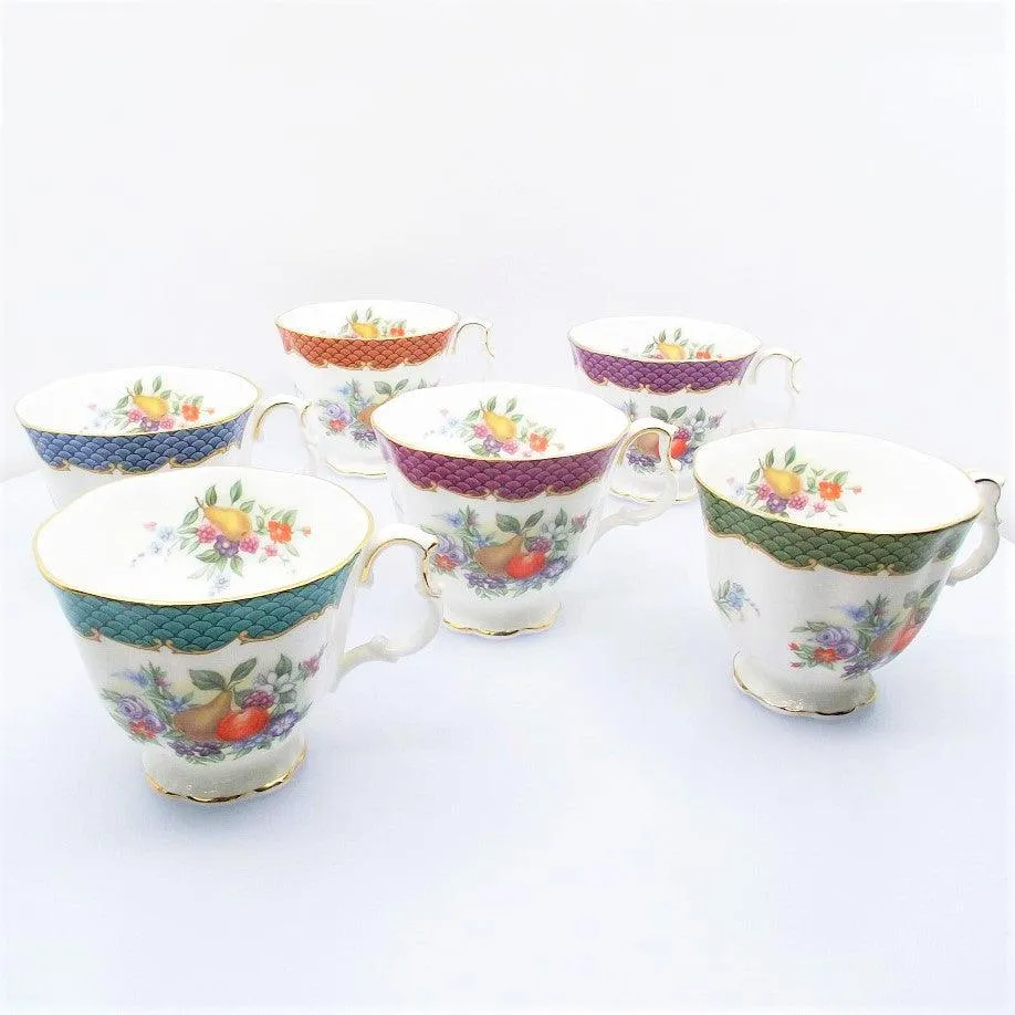 Royal Albert 6 részes teaszervíz angol porcelán zománcozott és arany bevonattal -55698H