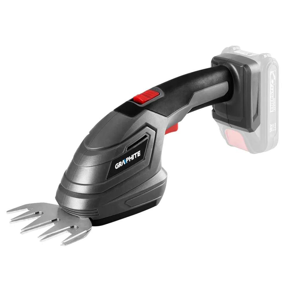 Akkus fűszegély és sövénnyíró, talajlazító ENERGY+ 18V, akku nélkül