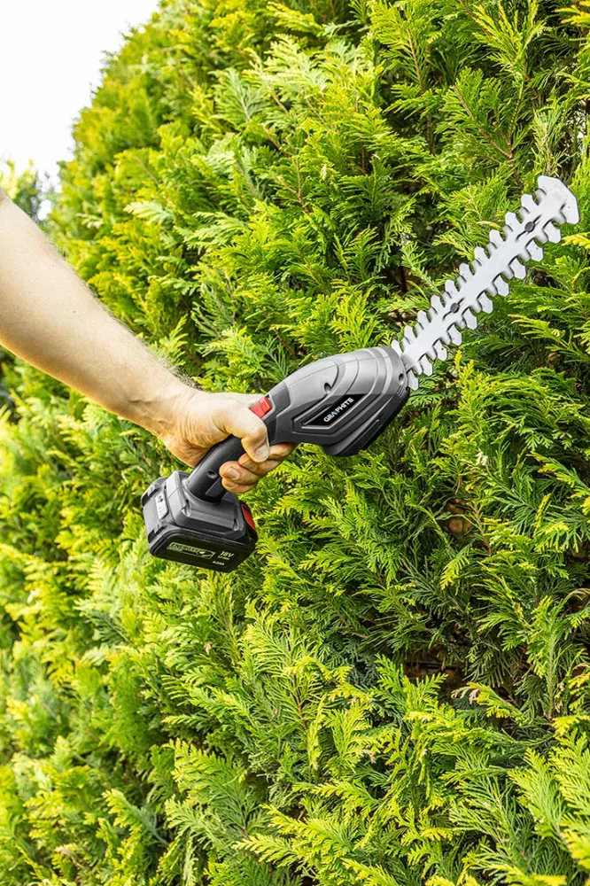 Akkus fűszegély és sövénnyíró, talajlazító ENERGY+ 18V, akku nélkül