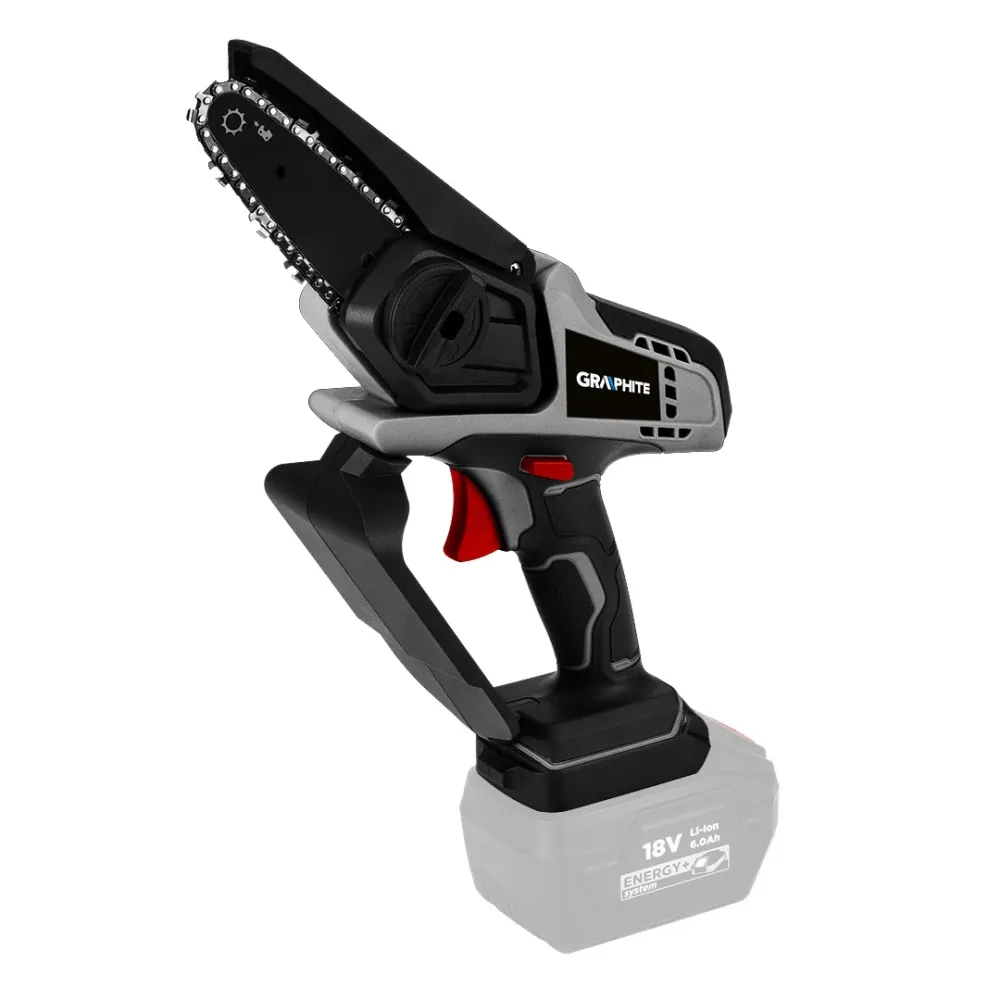 Akkus mini láncfűrész ENERGY+ 18V, 0-5400 fordulat/perc, akku nélkül
