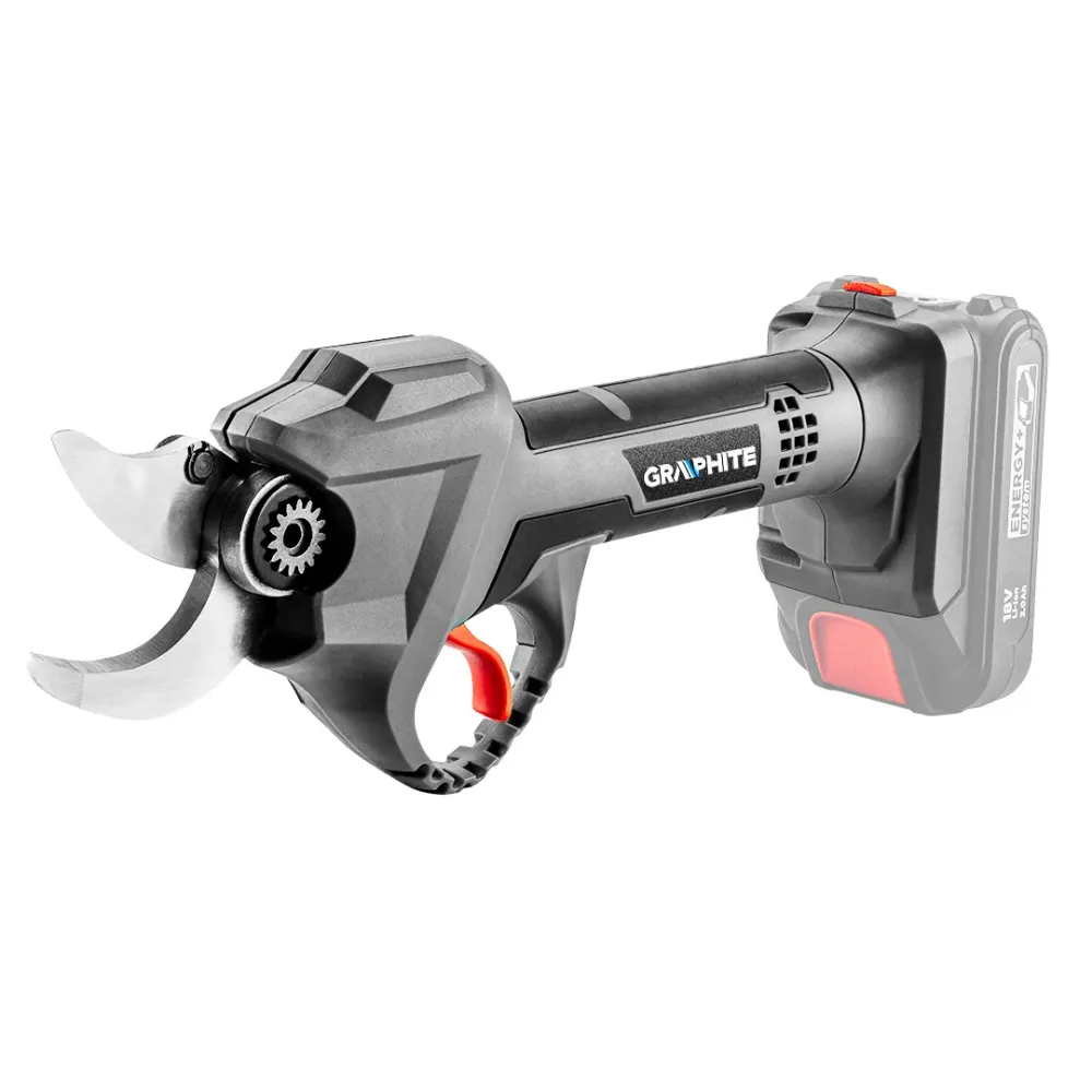 Akkus szénkefementes metszőolló, ágvágó ENERGY+ 18V, max. 30mm vágás, akku nélkül